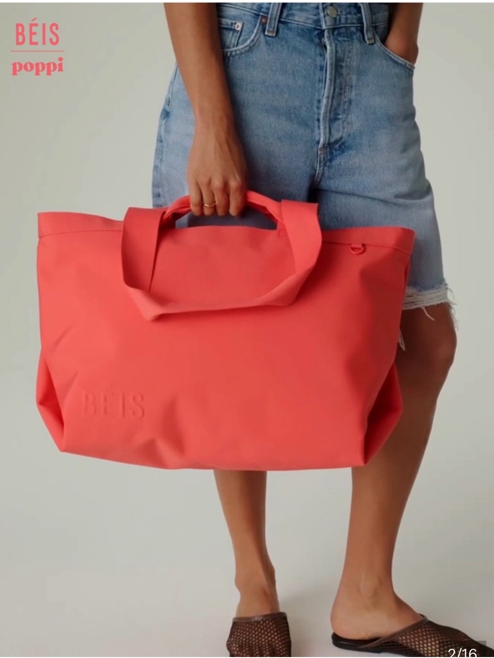 BEIS POPPI Weekender Tote Bag - NWT - Picture 4 of 5